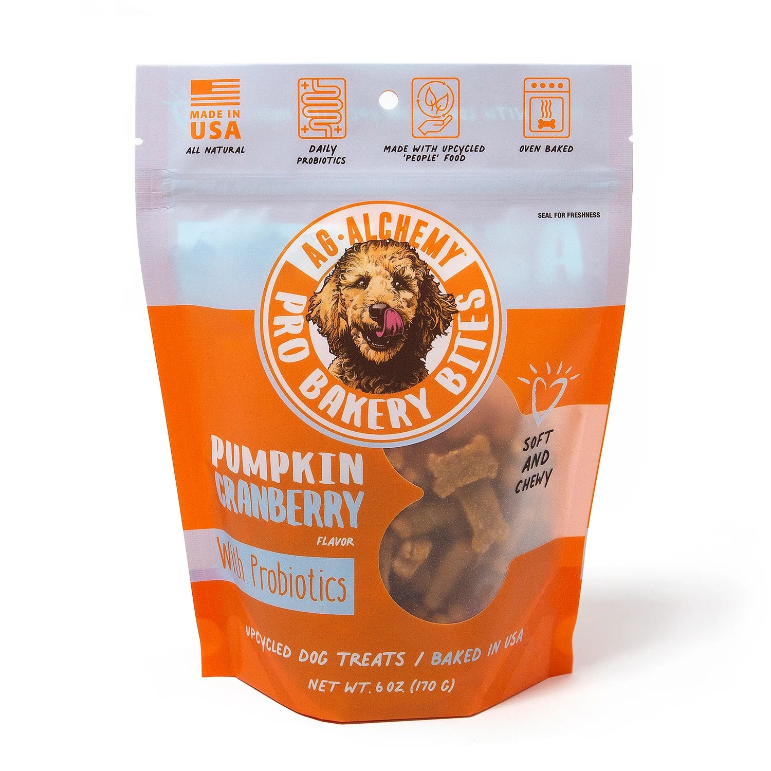 Ag-Alchemy Pro Bakery Bites Soft & Chewy - Pumpkin Cranberry Dog Treats