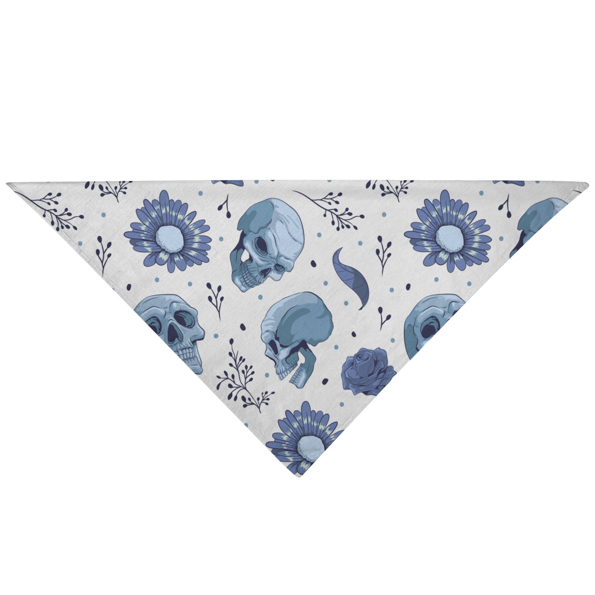 Elegant Skulls Dog Bandana