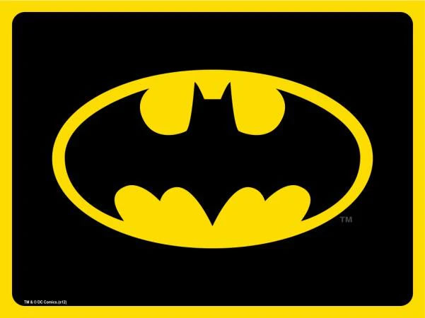 Placemat - Batman Black/Yellow