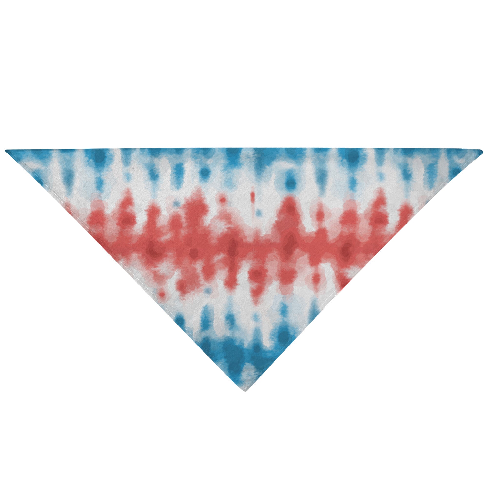 Patriotic Tye-Dye Dog Bandana