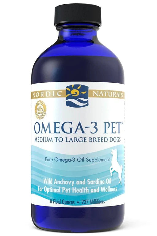 Nordic Naturals Omega-3 Pet Liquid Supplement for Medium & Large Dogs