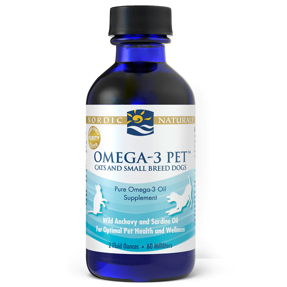 Nordic Naturals Omega-3 Pet Liquid Supplement for Cats & Small Dogs