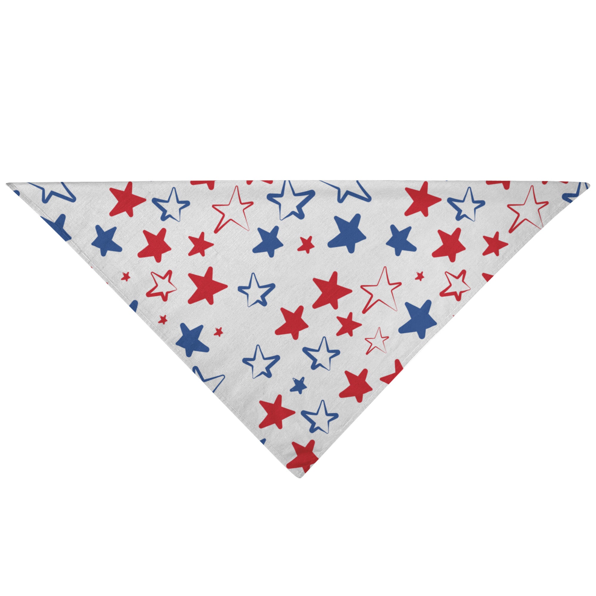 Red, White. and Stars Dog Bandana