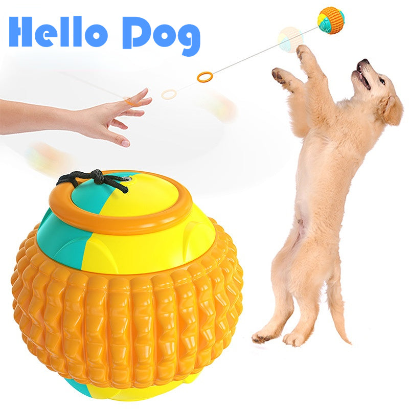 Interactive Telescopic Dog Chew Toy Trainer Ball