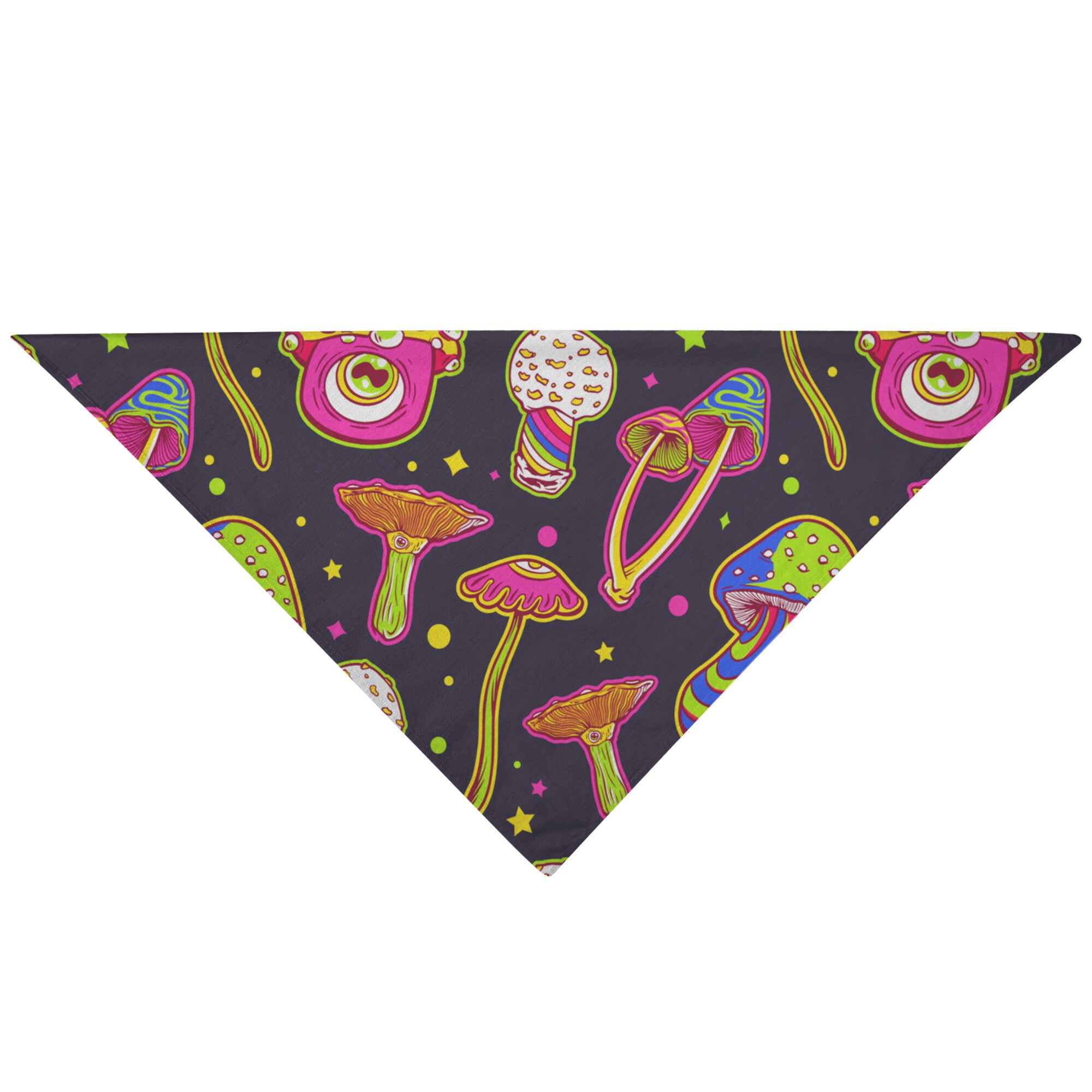 Trippy Mushroom Dog Bandana