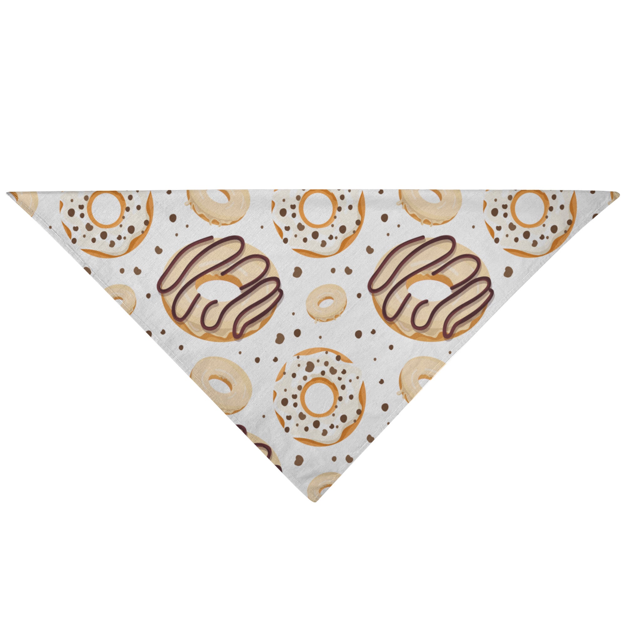 White Chocolate Donuts Dog Bandana