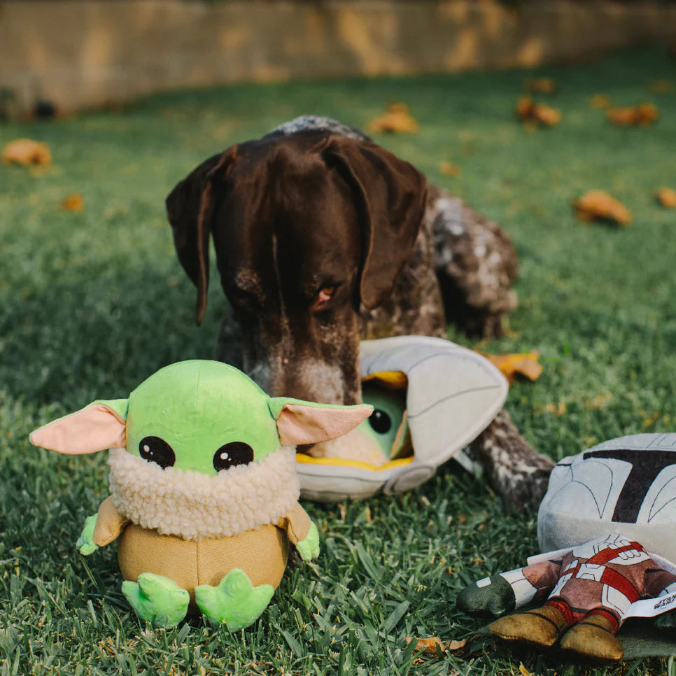 Star Wars Baby Yoda Plush Squeaky Dog Toy