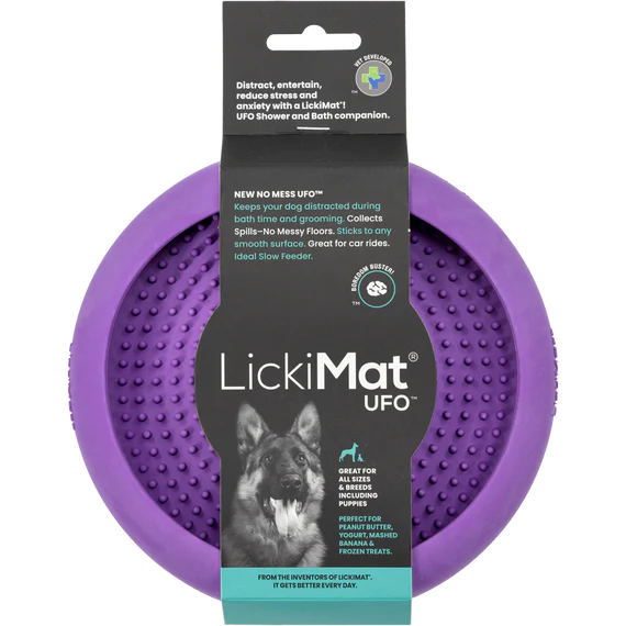 LickiMat UFO Slow Feeder Dog Bowl