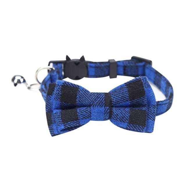 Safety Elastic Bowtie With Bell Small Dog Cat Collar Safe Soft Fruit Pattern Pet Products Dog Collar pet supplies