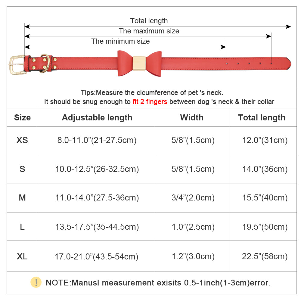 Bow Buckle Collar (Customizable)