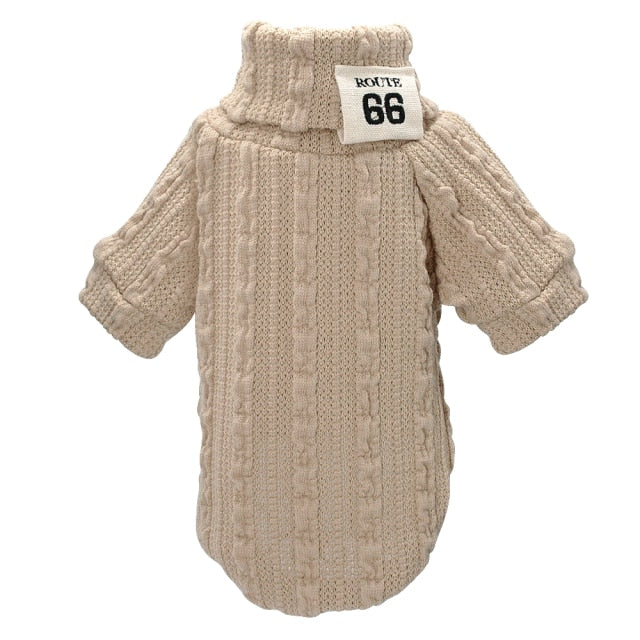 Knitted cotton sweater