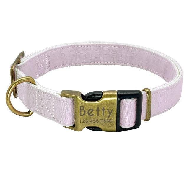 Personalized nylon collar - Pawfiestastore