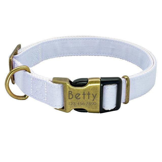 Personalized nylon collar - Pawfiestastore