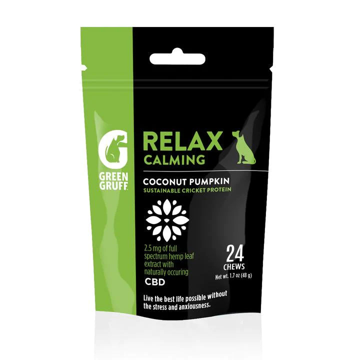 Green Gruff RELAX Calming Soft Chew Dog Supplement