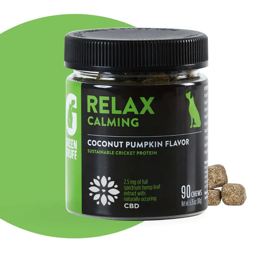 Green Gruff RELAX Calming Soft Chew Dog Supplement