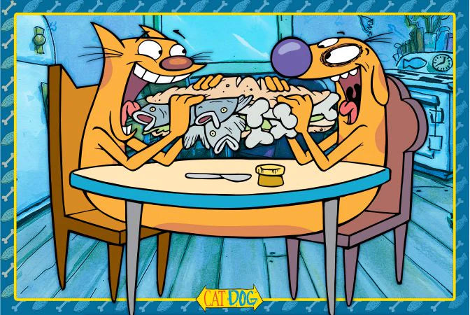 Placemat - Catdog Eating Sandwich Blues