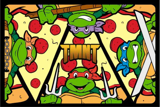 Placemat - TMNT Turtle Battle Poses Pizza